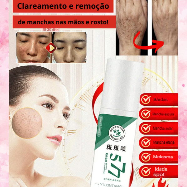 Spray Clareador de Manchas de Sol, Idade e Melasma. Tecnologia inovadora! PROMOÇÂO!